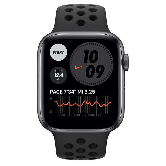 Apple Watch Series 6 44mm Nike  GPS Only Space Gray (3 Month Warranty)