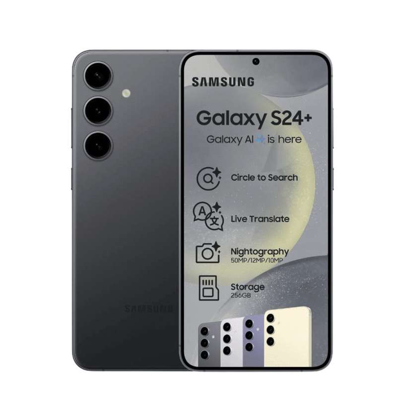 Samsung Galaxy S24 Plus 256GB Dual Sim Onyx Black (12 Month Warranty)  Mint Condition