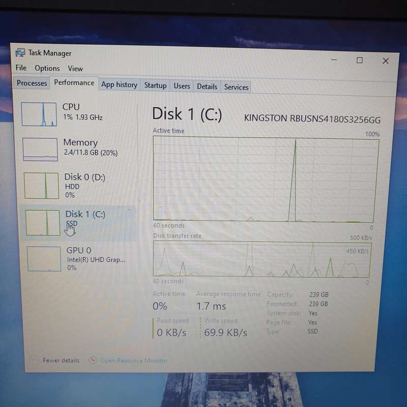 Acer Aspire 3 N19C1 "Core i5" 1.00GHz 12GB RAM 1TB HDD and 256GB SSD Black