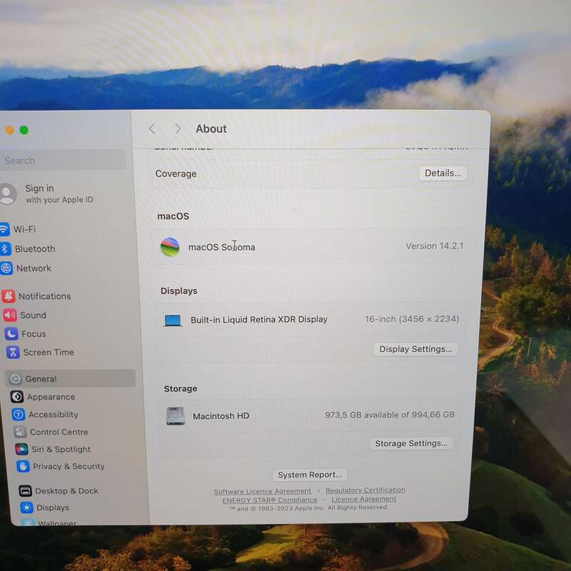 MacBook Pro 16-Inch "M1 Pro" 10 CPU/16 GPU (2021) 16GB RAM 1TB SSD | No Touch ID | Space Grey (12...