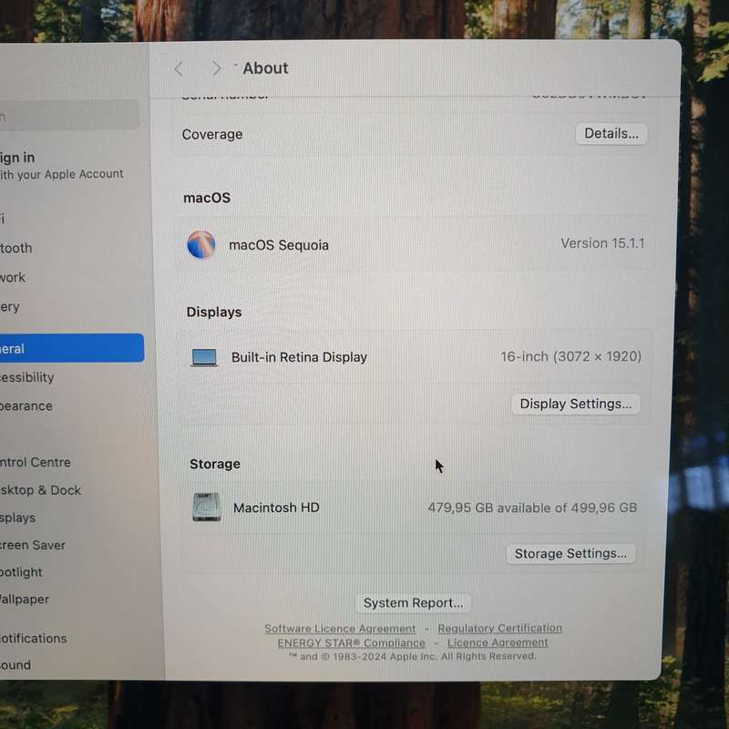 MacBook Pro 16-Inch "Core i7" 2.6 GHz (2019) 32GB RAM 512GB SSD Silver (12 Month Warranty)