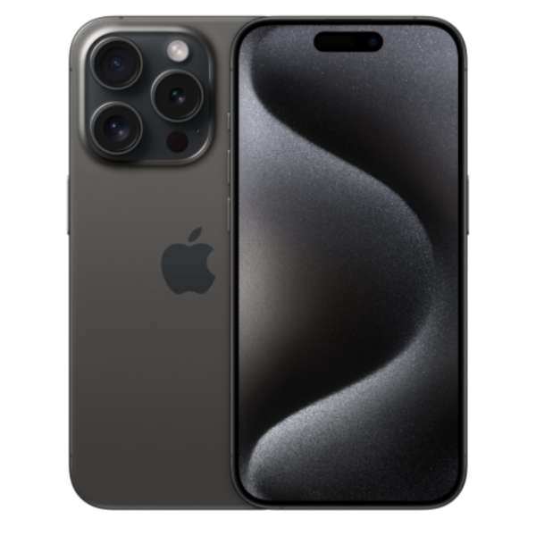 iPhone 15 Pro 128GB E-Sim Only And Blurry Front Camera Black Titanium (12 Month Warranty)