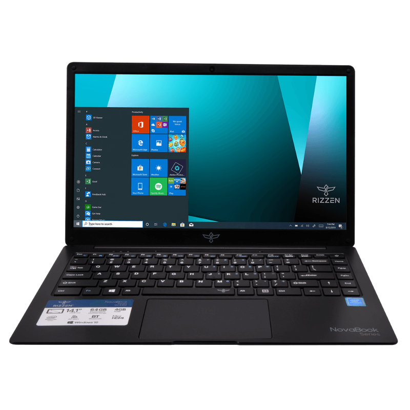 Rizzen Novabook R40 "Celeron" 1.10GHz 4GB RAM 128GB SSD Black (3 Month Warranty)