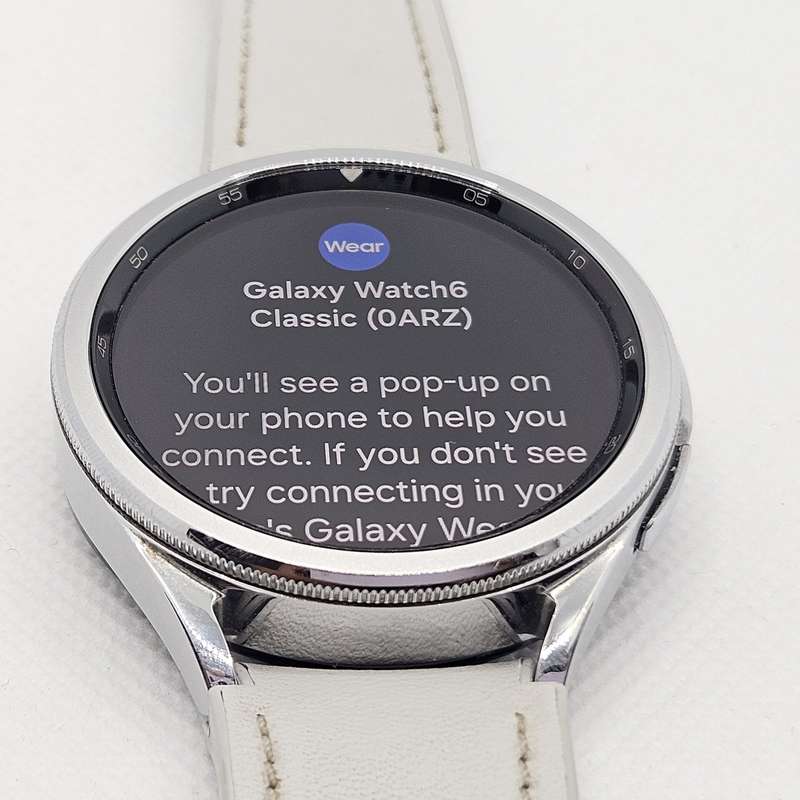 Samsung Galaxy Watch 6 Classic 47mm GPS Only Silver (6 Month Warranty)