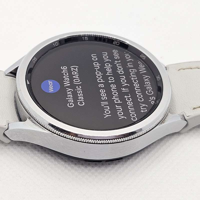 Samsung Galaxy Watch 6 Classic 47mm GPS Only Silver (6 Month Warranty)