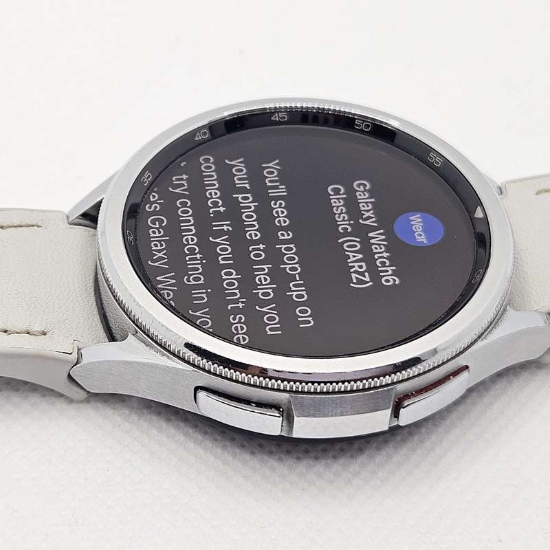 Samsung Galaxy Watch 6 Classic 47mm GPS Only Silver (6 Month Warranty)