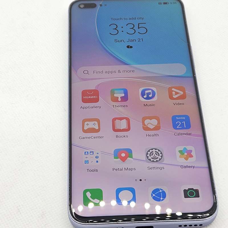 Huawei Nova 8i 128GB Dual Sim Cracked Screen And Bright Spots Moonlight Silver