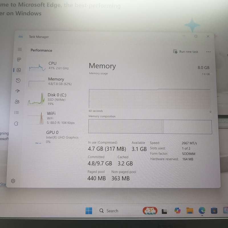 MSI MS-1551 Core i7, 8GB RAM, 512GB SSD Black (12 Month Warranty)