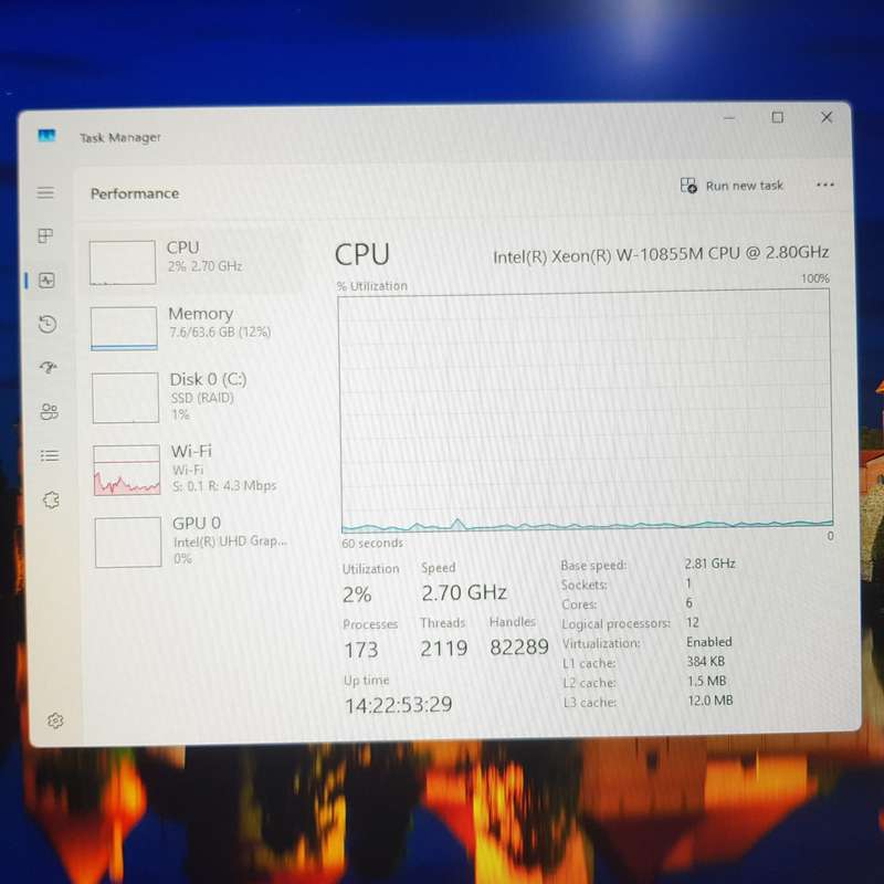 Dell Precision 7750, Intel Xeon(R), 64GB RAM, 1TB SSD Silver (12 Month Warranty)
