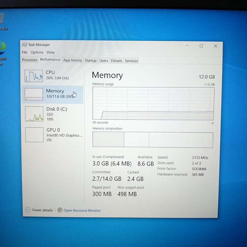 Dell Latitude 5580 "Core i5" 2.50GHz 12GB RAM 256GB SSD Faulty Battery Black