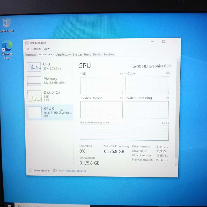 Dell Latitude 5580 "Core i5" 2.50GHz 12GB RAM 256GB SSD Faulty Battery Black