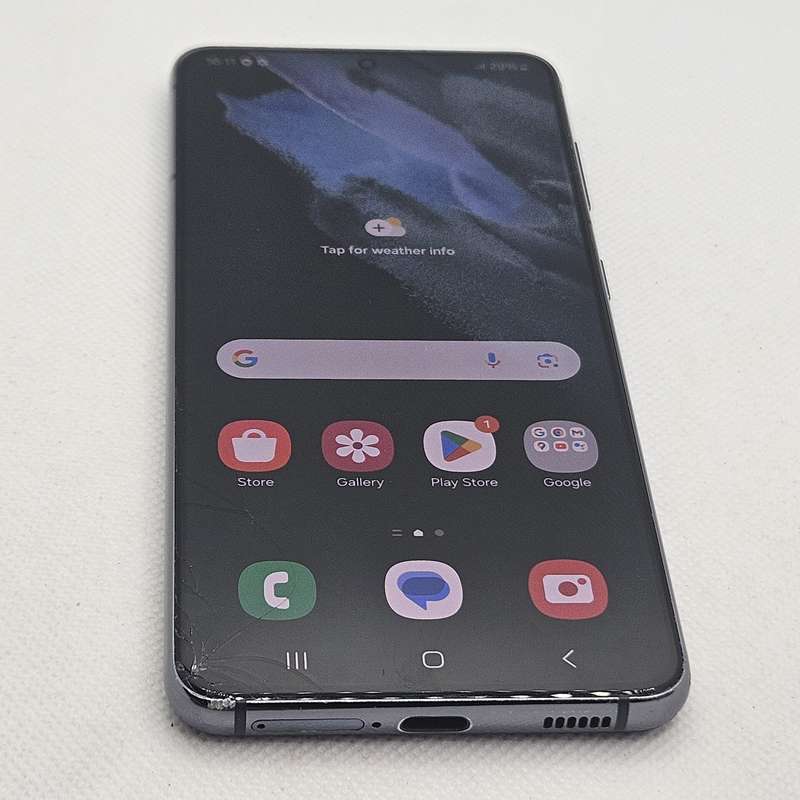 Samsung Galaxy S21 256GB Dual Sim Cracked Screen Phantom Grey