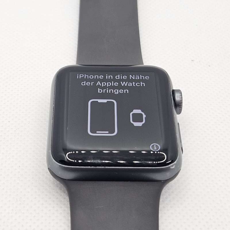 Apple Watch Series 3 42mm GPS Only Space Gray - Dark Brown Straps
