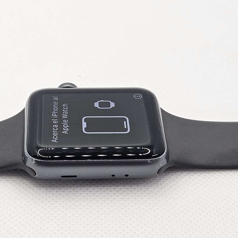 Apple Watch Series 3 42mm GPS Only Space Gray - Dark Brown Straps