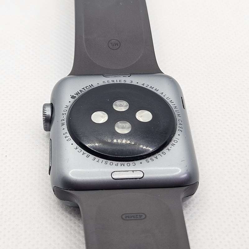 Apple Watch Series 3 42mm GPS Only Space Gray - Dark Brown Straps