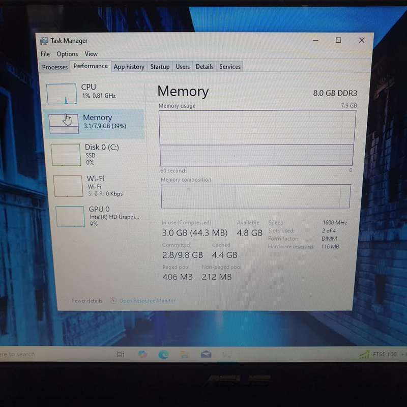 Asus X555L "Core i7" 8GM RAM 256GB SSD Bad Battery Black