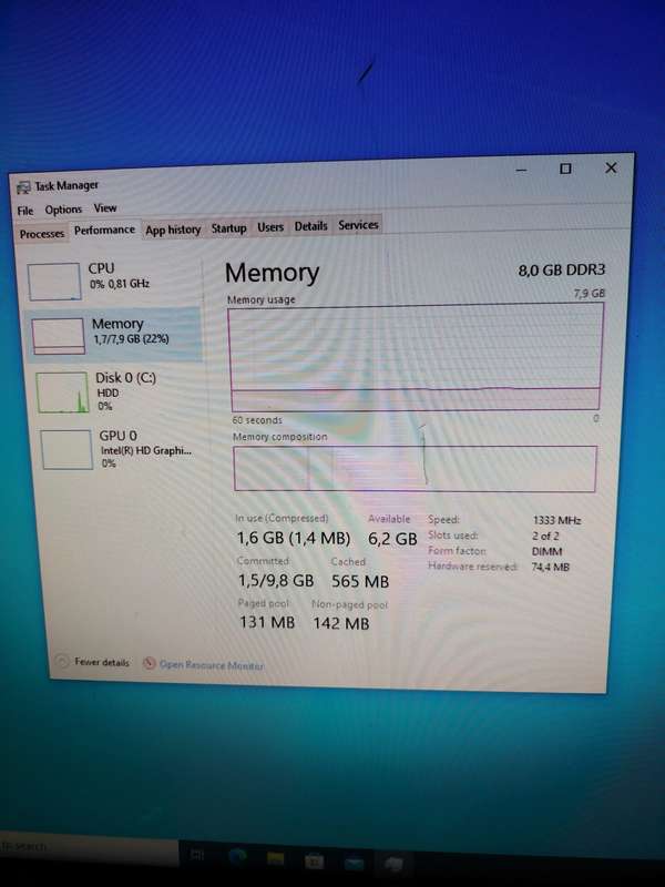 HP 280 G1 MT Desktop 512GB Black