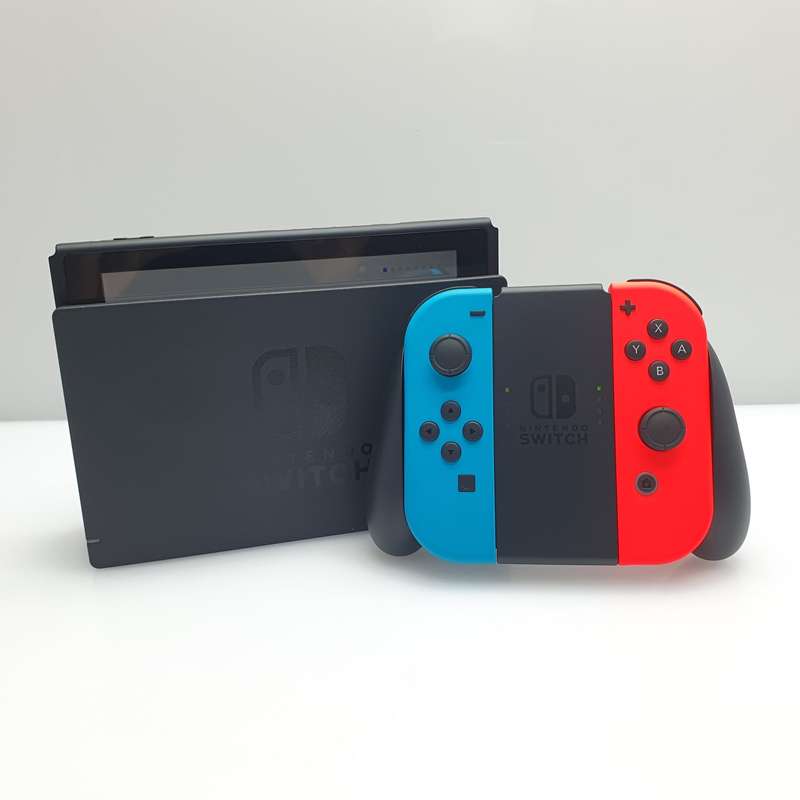 Nintendo Switch 32GB Black + Power Cable + HDMI Cable + 2 Joy-Con Controllers (3 Month Warranty) ...
