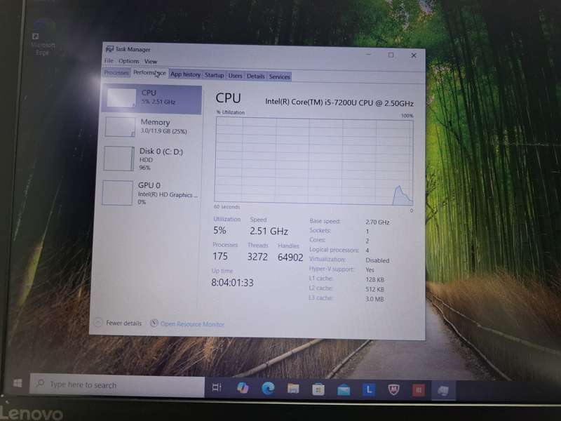 Lenovo 15-Inch V310-15IKB "Core i5" 8GB RAM 512GB SSD Black (6 Month Warranty)
