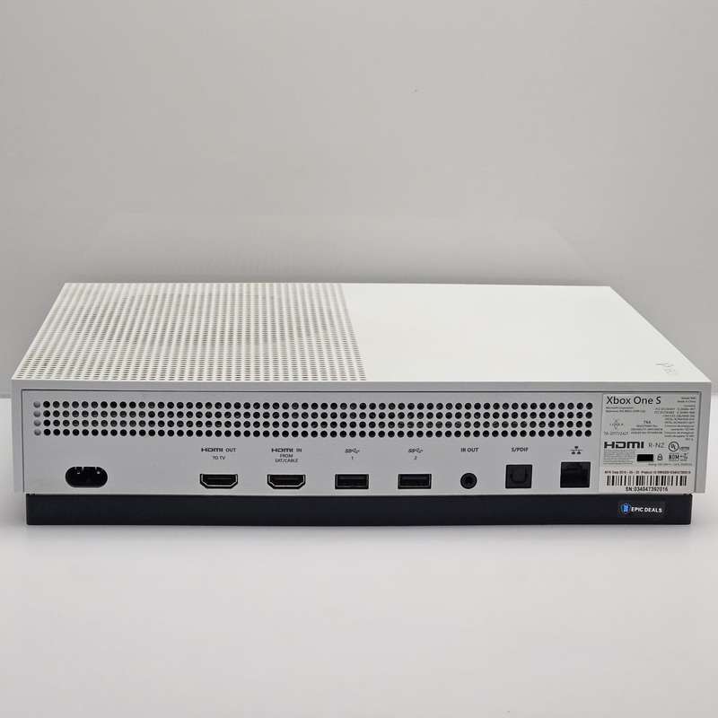 Xbox One S 500GB White + HDMI Cable + Power Cable (3 Month Warranty)