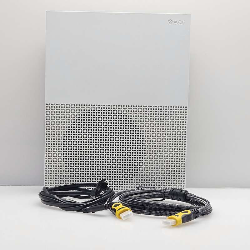 Xbox One S 500GB White + HDMI Cable + Power Cable (3 Month Warranty)