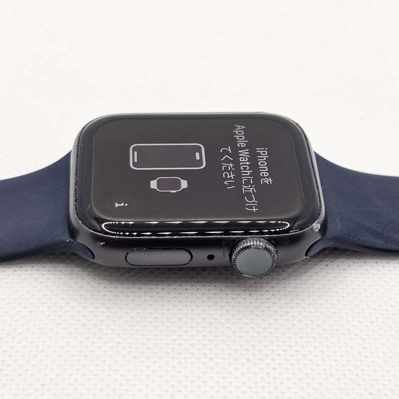 Apple Watch SE 1st Gen 44mm GPS Only Space Grey (3 Month Warranty) - With Dark Blue Straps