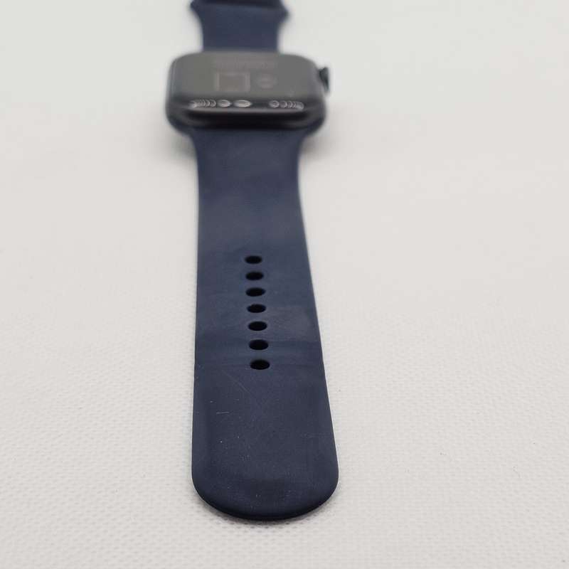 Apple Watch SE 1st Gen 44mm GPS Only Space Grey (3 Month Warranty) - With Dark Blue Straps
