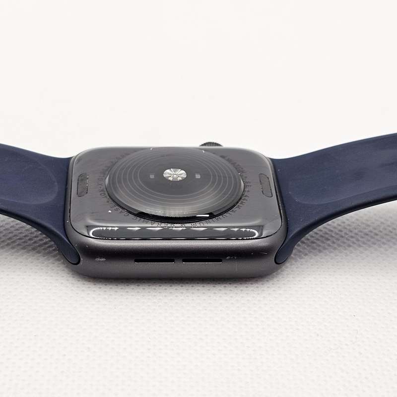 Apple Watch SE 1st Gen 44mm GPS Only Space Grey (3 Month Warranty) - With Dark Blue Straps
