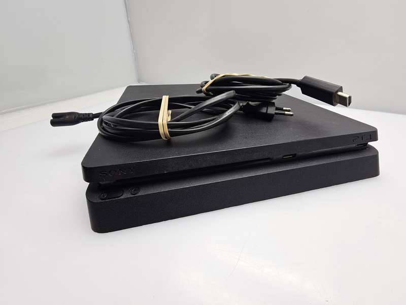 PlayStation 4 Slim 500GB Black + HDMI Cable + Power Cable (3 Month Warranty)