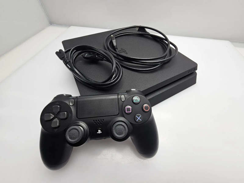 PlayStation 4 Slim 1TB Black + HDMI Cable + Power Cable + 1 Controller (3 Month Warranty)