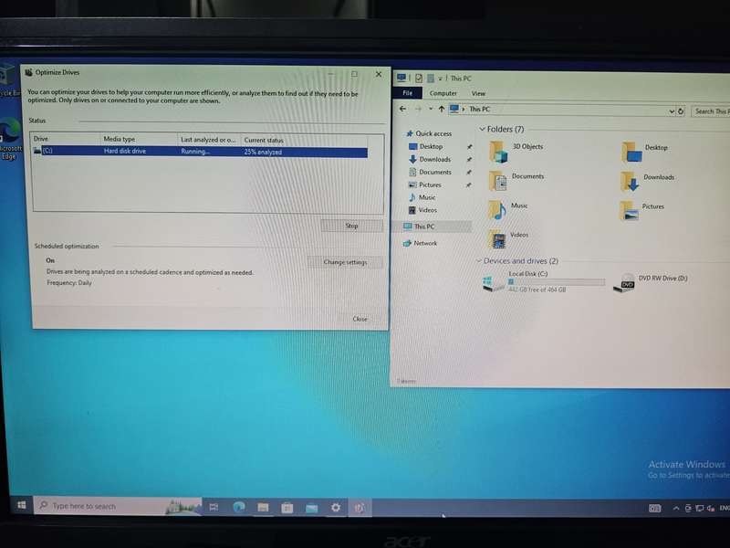 HP 110 Desktop (110-410ni)  8GB DDR3 512GB HDD Black
