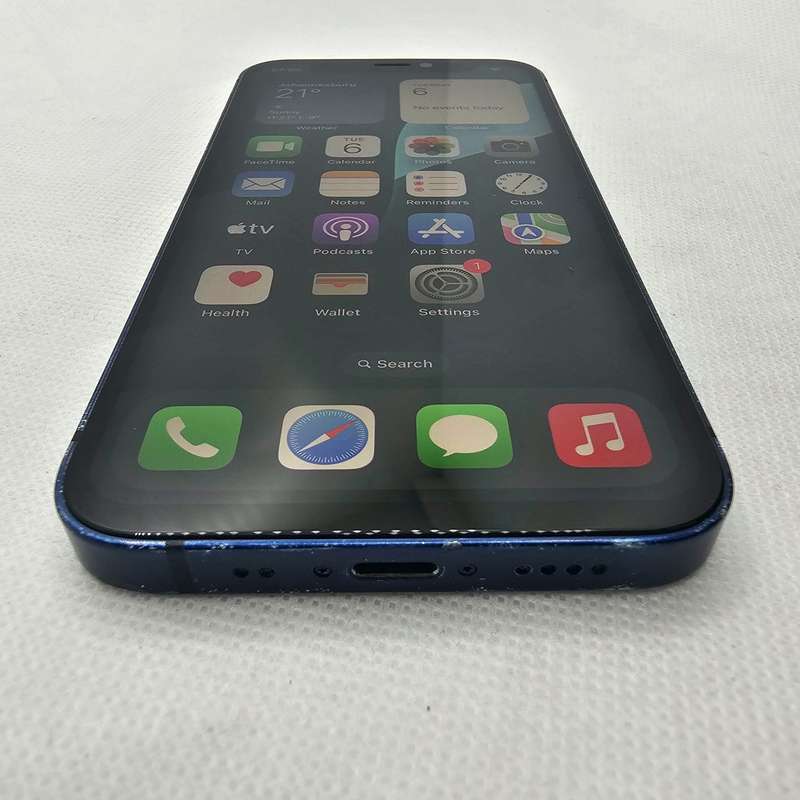 iPhone 12 Mini 256GB Blue Bright Spots ( 6 Month Warranty)
