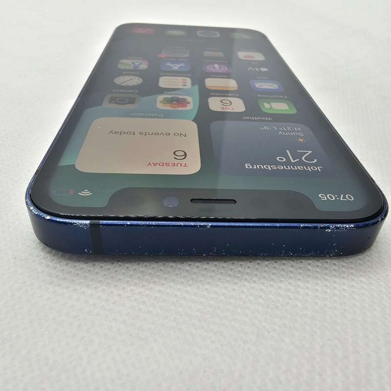 iPhone 12 Mini 256GB Blue Bright Spots ( 6 Month Warranty)