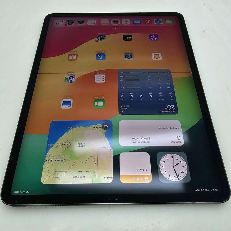 iPad Pro 12.9-Inch (Wifi Only) 3rd Gen 64GB No Face ID And Screen Damage Space Grey