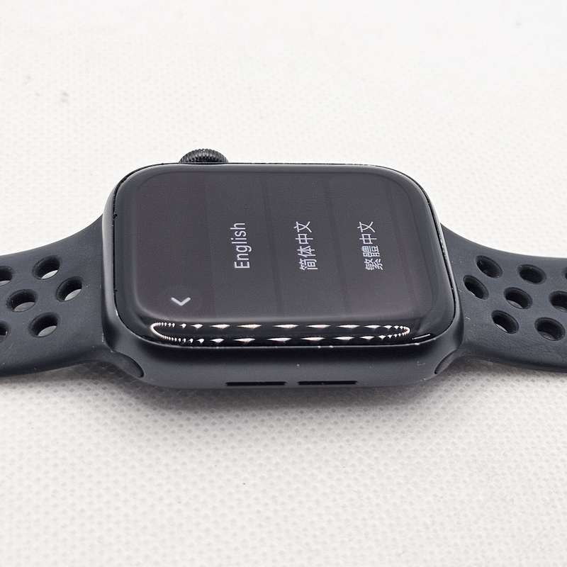 Apple Watch Series 6 44mm LTE Space Gray (3 Month Warranty)  With Black Nike Straps