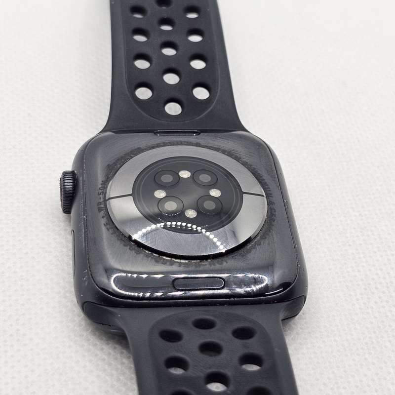 Apple Watch Series 6 44mm LTE Space Gray (3 Month Warranty)  With Black Nike Straps
