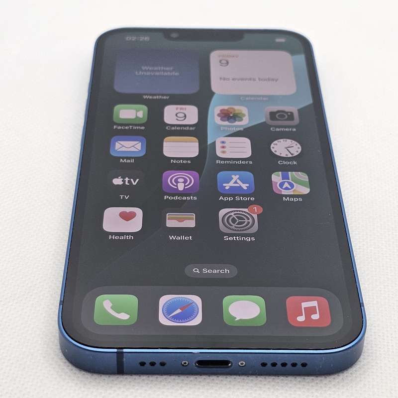 iPhone 13 256GB Blue (6 Month Warranty) + Screen Protector Bundle Value: R200