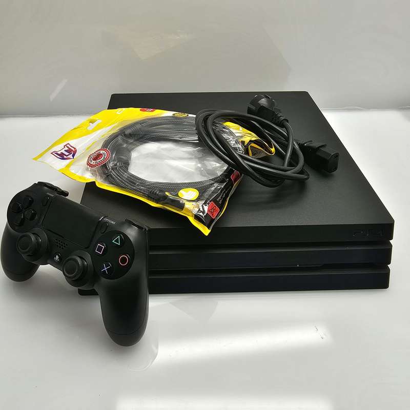Playstation 4 Pro 1TB SSD Black + HDMI Cable + Charger + 1 Remote