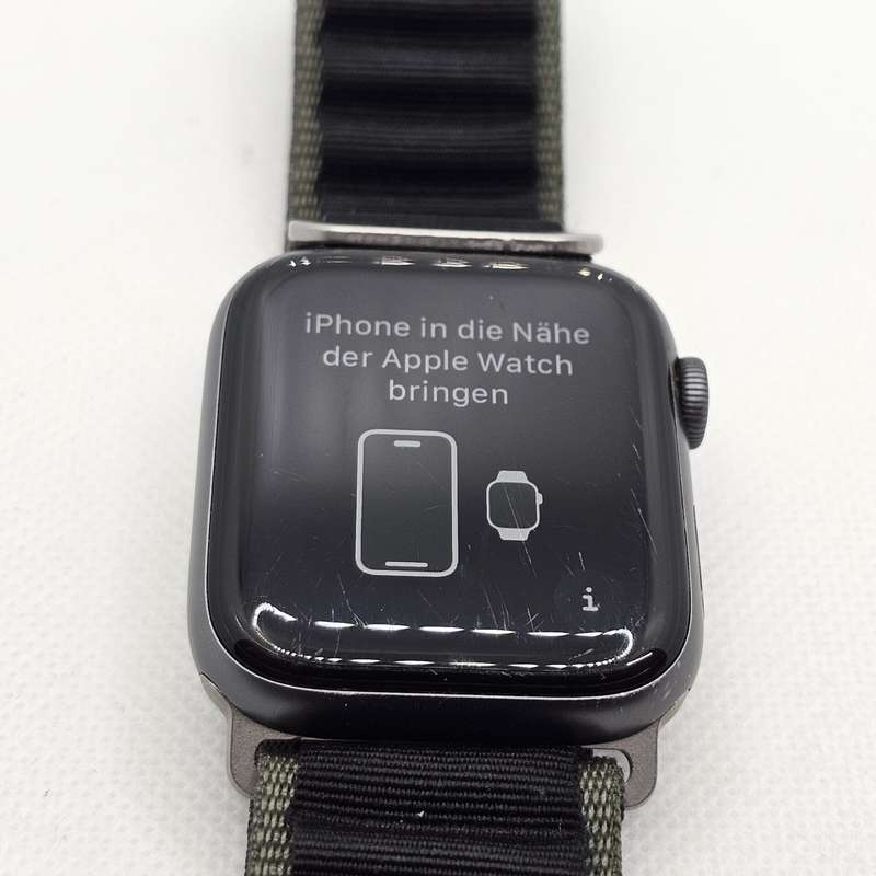 Apple Watch Series 4 44mm GPS Only Space Gray (3 Month Warranty) - With Green Straps