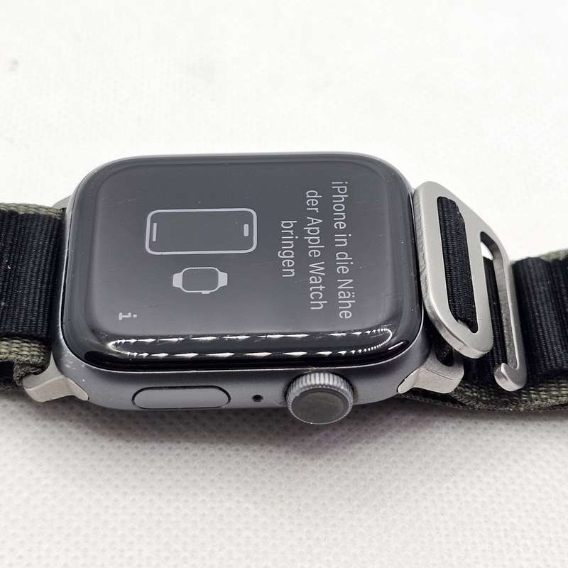 Apple Watch Series 4 44mm GPS Only Space Gray (3 Month Warranty) - With Green Straps
