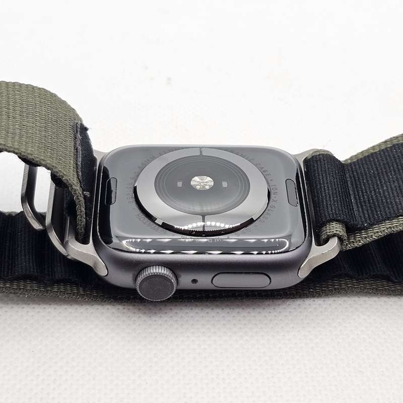 Apple Watch Series 4 44mm GPS Only Space Gray (3 Month Warranty) - With Green Straps