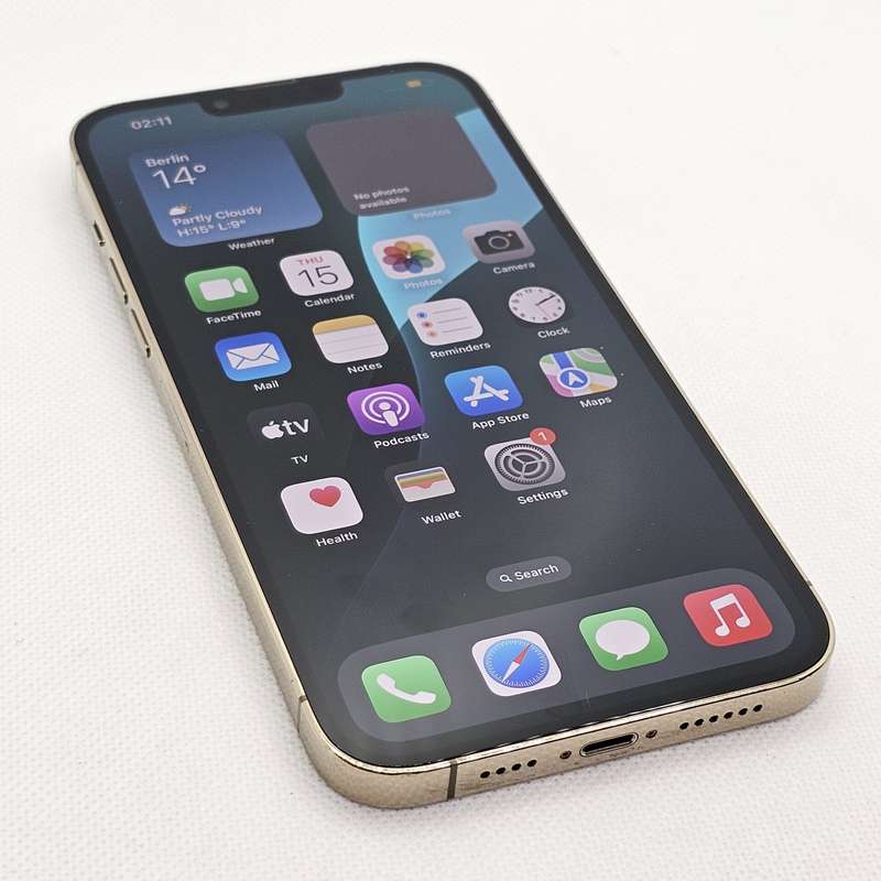 iPhone 13 Pro Max 512GB Gold (12 Month Warranty) + Cover And Screen Protector Bundle Value: R400