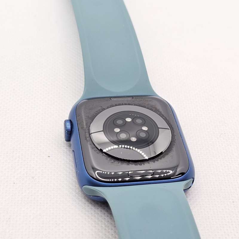 Apple Watch Series 7 45mm GPS Only Blue (6 Month Warranty) - With Turquoise Straps