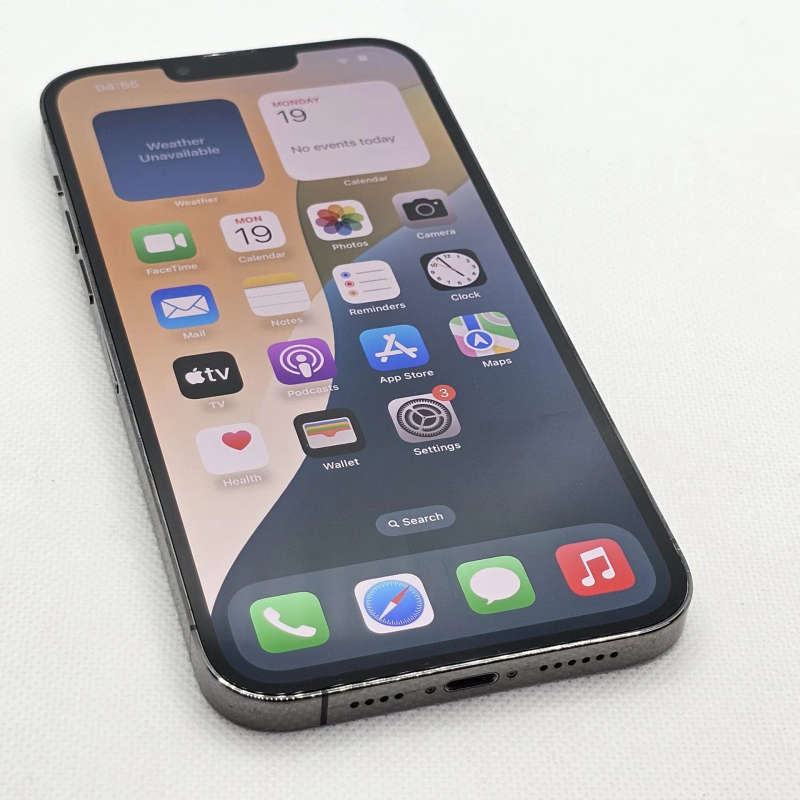 iPhone 13 Pro Max 256GB Graphite (12 Month Warranty) + Cover And Screen Protector Bundle Value: R400