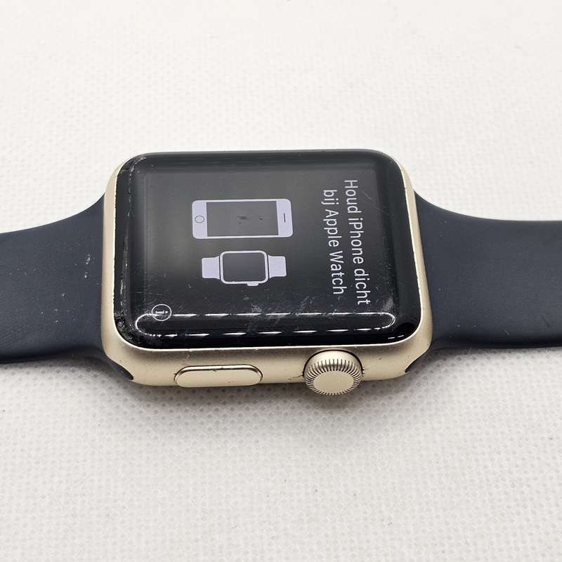 Apple Watch Series 3 42mm GPS Only Cracked Screen Gold