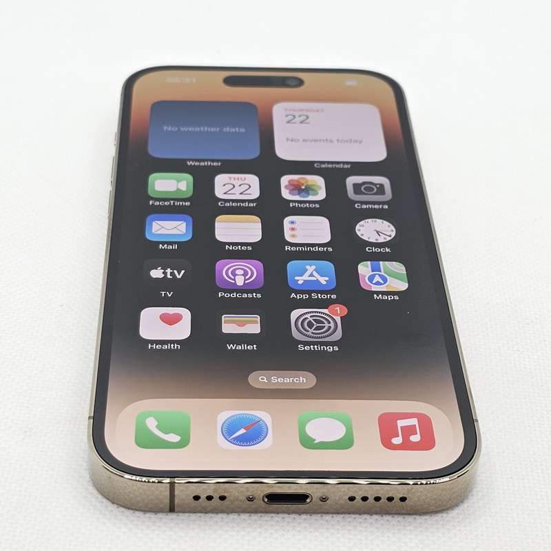 iPhone 14 Pro 128GB Gold (12 Month Warranty) + Screen Protector Bundle Value: R200
