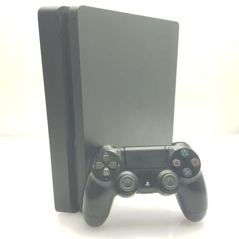 Playstation 4 Slim 1TB Black + 1 Controller + HDMI Cable + Power Cable (3 Month Warranty)