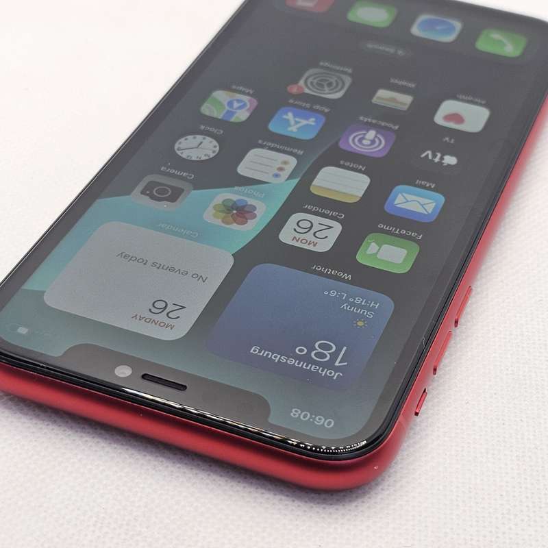 iPhone 11 128GB Dim Backlight And No Face ID Red (6 Month Warranty)