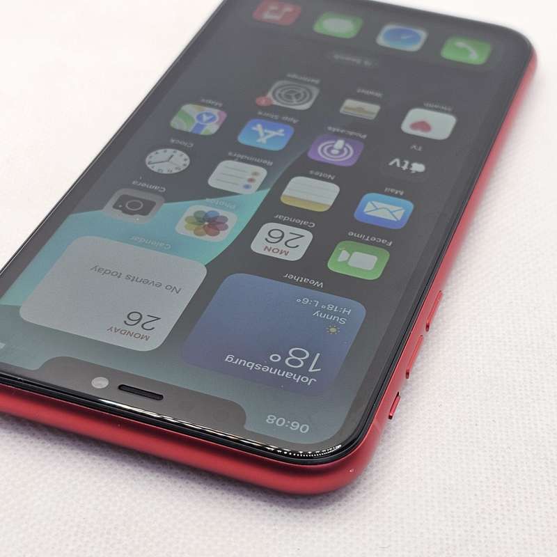 iPhone 11 128GB Dim Backlight And No Face ID Red (6 Month Warranty)