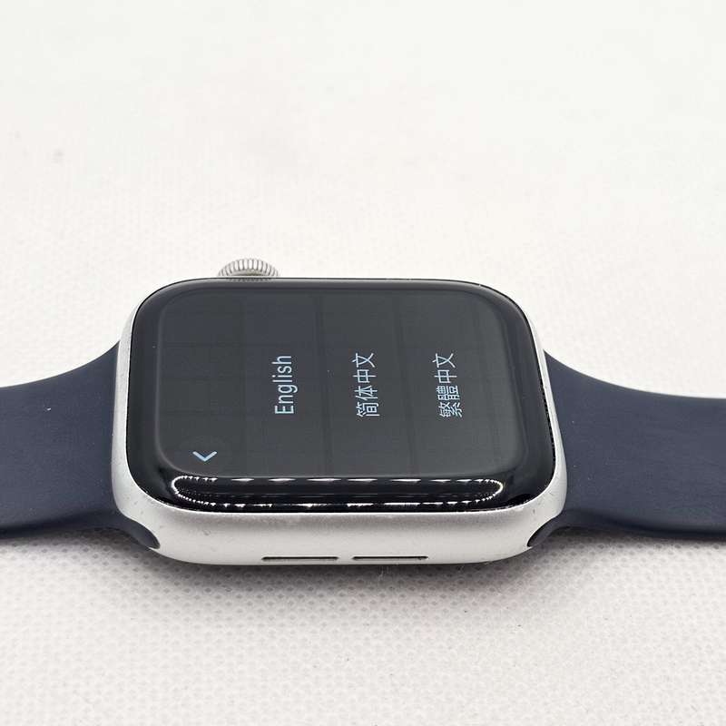 Apple Watch Series 4 44mm GPS Only Silver (3 Month Warranty) - With Blue Straps